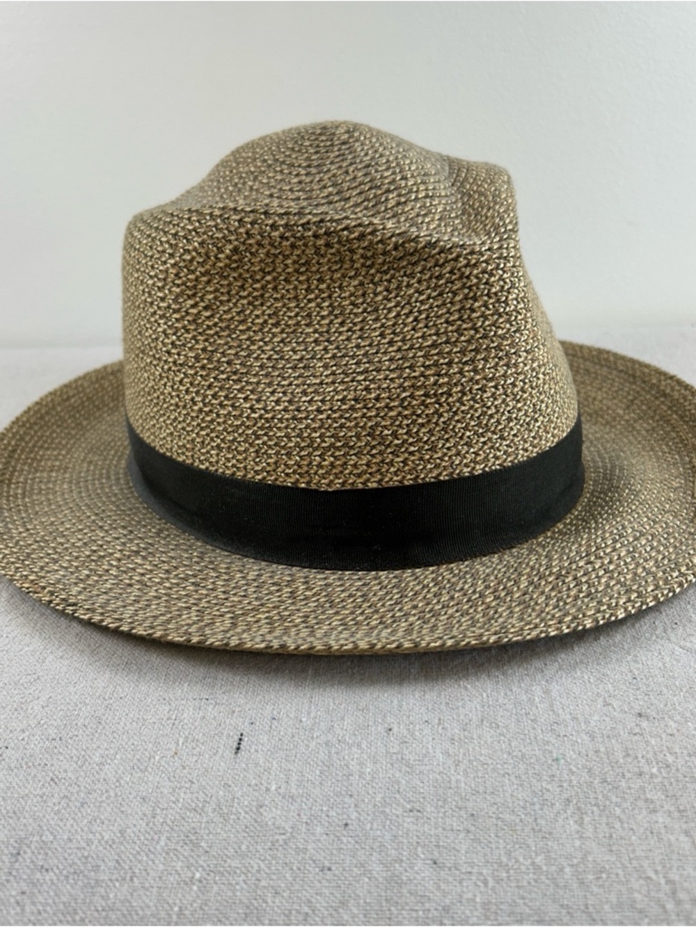 Orvis Men’s Size XL (7-1/2 - 7-5/8) Tan Straw Panama-Style Hat - Picture 3 of 8